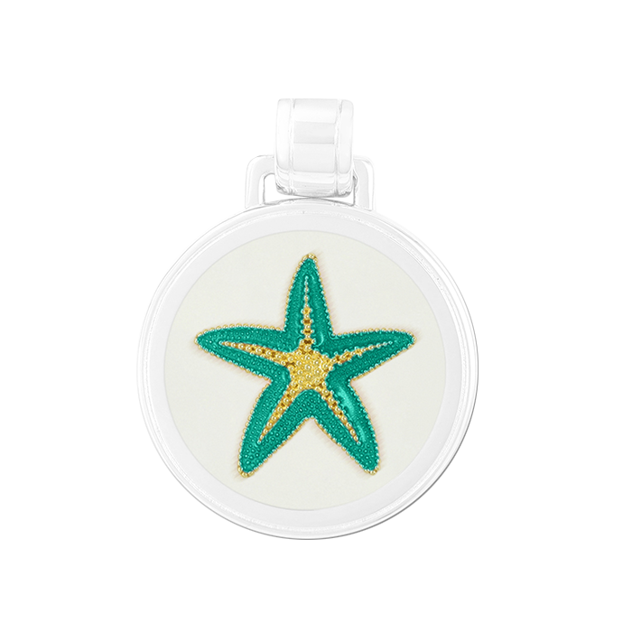 LOLA® Starfish Gold Pendant Emerald Sea