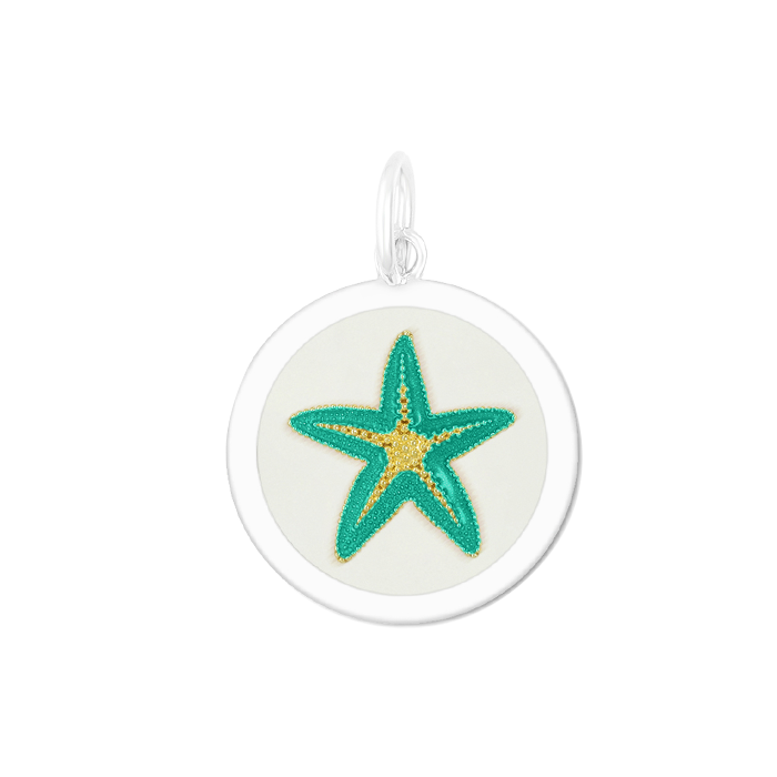 LOLA® Starfish Gold Pendant Emerald Sea