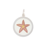 LOLA® Starfish Gold Pendant Flamingo Pink