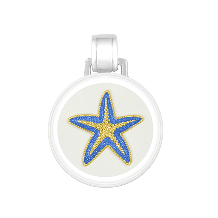 LOLA® Starfish Gold Pendant Perwinkle