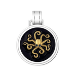 LOLA® Octopus Gold Pendant Black Large