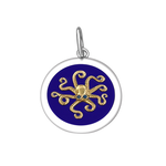 LOLA® Octopus Gold Pendant Royal Blue