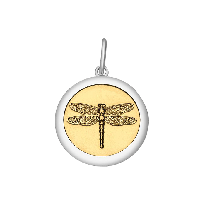 LOLA® Dragonfly Gold Pendant Gold Center