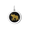 LOLA® Elephant Gold Pendant Black
