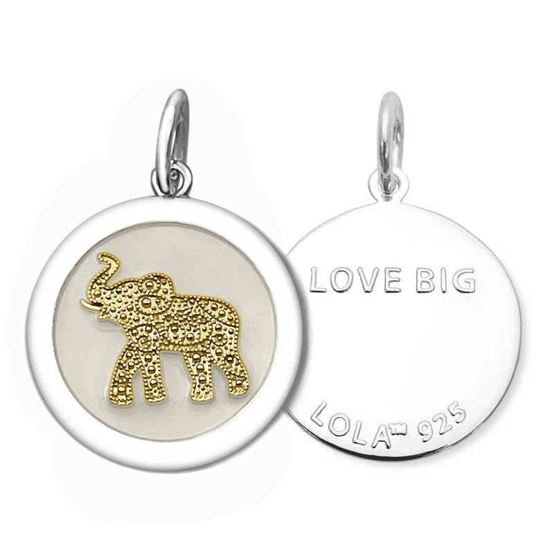 LOLA® Elephant Gold Pendant