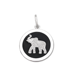 Elephant Silver Pendant