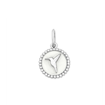 LOLA® Hummingbird Silver Pendant Alpine White
