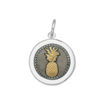 LOLA® Pineapple Gold Pendant Pewter