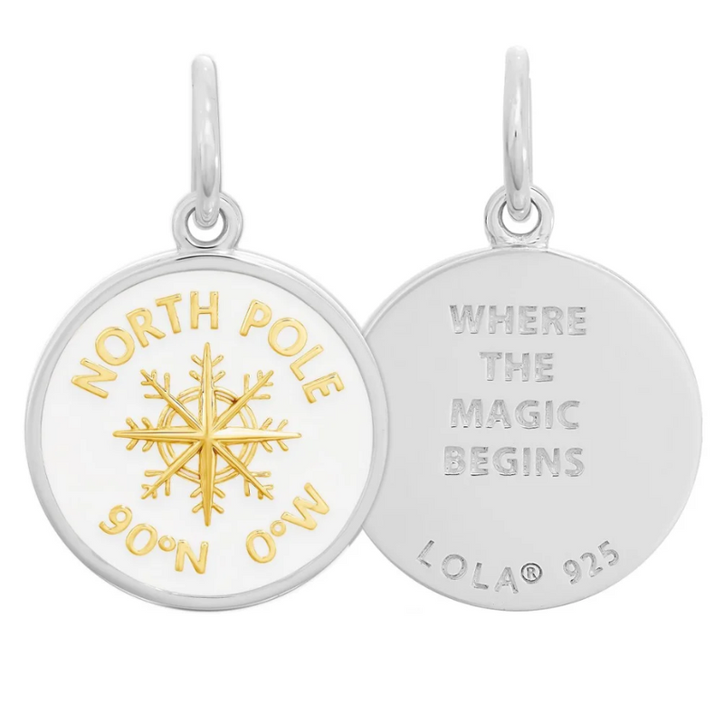 North Pole Compass Gold