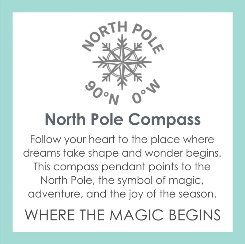 North Pole Compass Gold