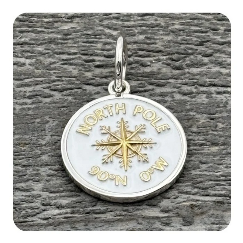 North Pole Compass Gold