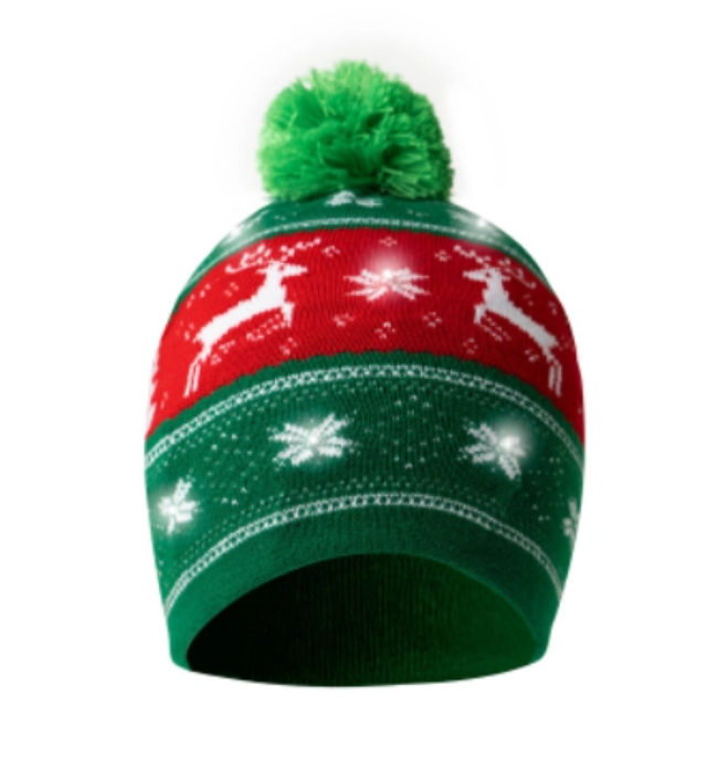 Christmas Light Up Hat Reindeer