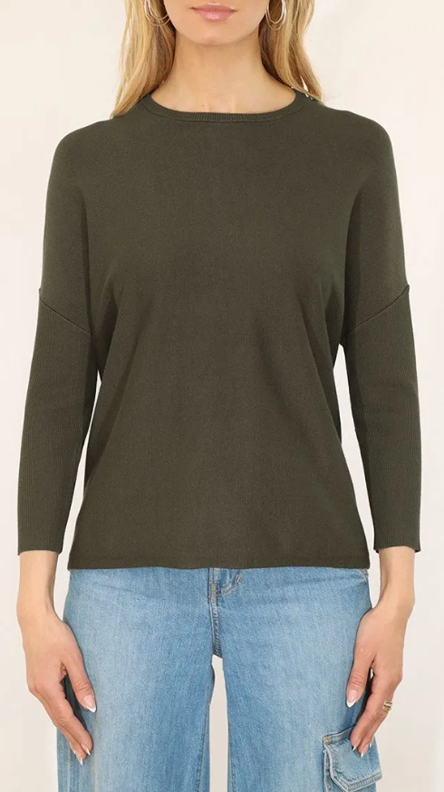 Oversized Crew Pullover