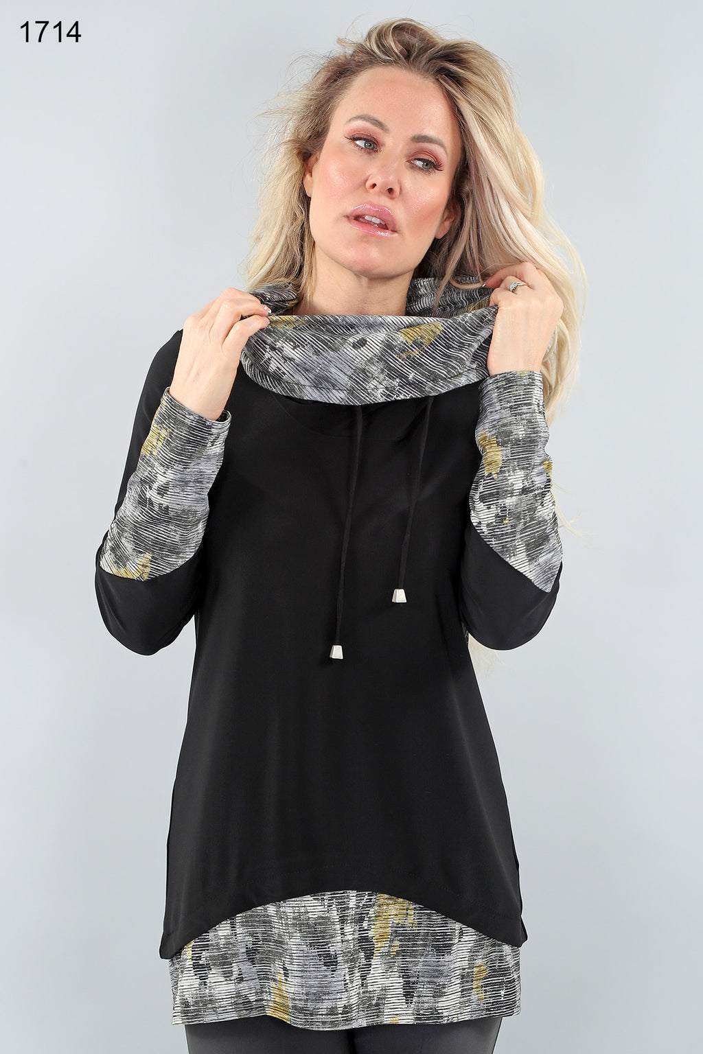 Michael Tyler Cowl Neck Tunic