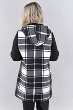 Plaid Zipper Coat