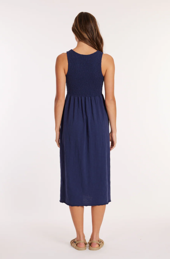Smocked Tank Midi Dress