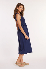 Smocked Tank Midi Dress