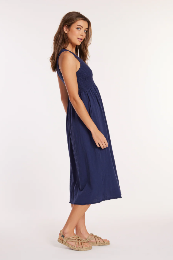 Smocked Tank Midi Dress