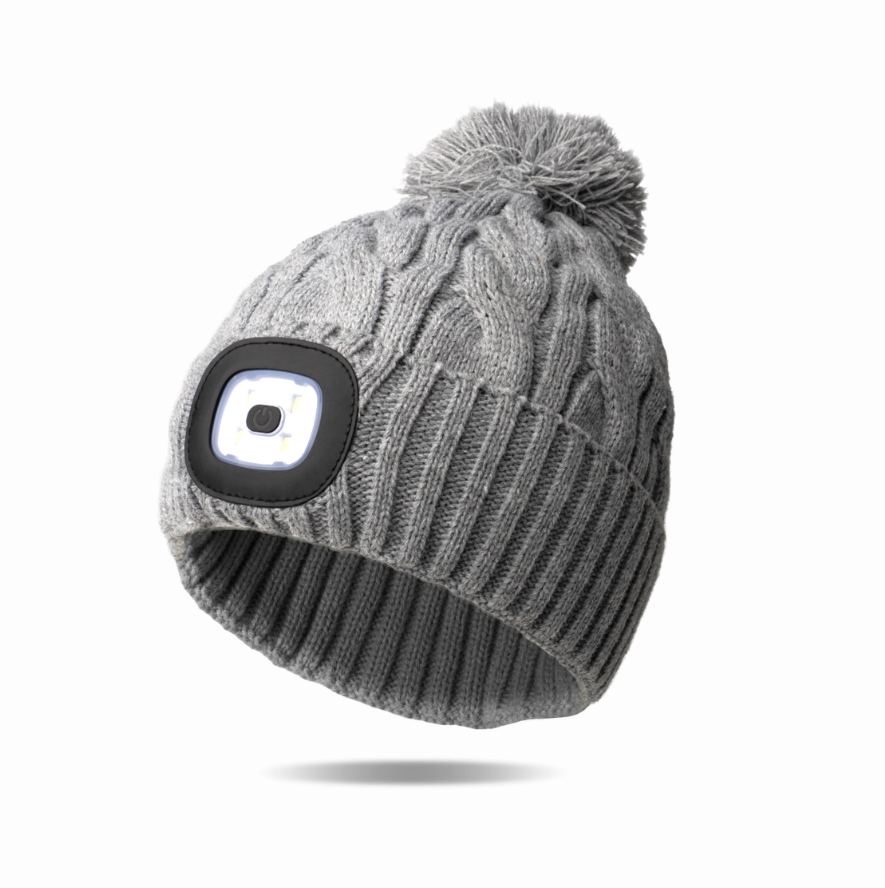 Night Scope® Nova Pom Hat Grey