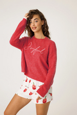 PJ Salvage Joyful Snuggle Sweater