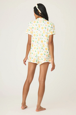 Mimosa Me Drink Print 3-piece PJ Short Set