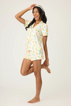 Mimosa Me Drink Print 3-piece PJ Short Set