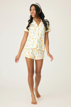 Mimosa Me Drink Print 3-piece PJ Short Set