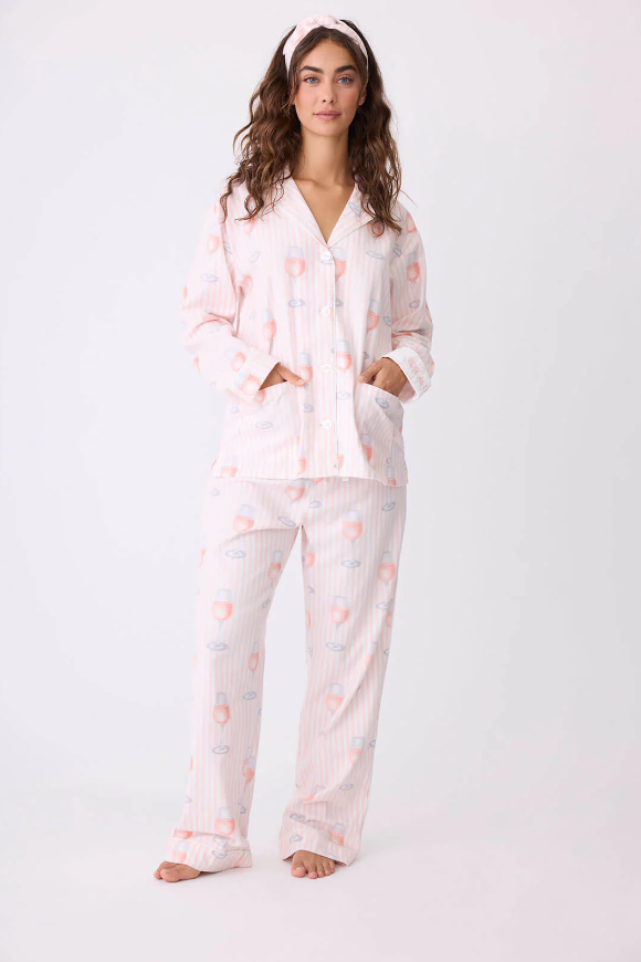 PJ Salvage Rose All Day Flannel PJ Set