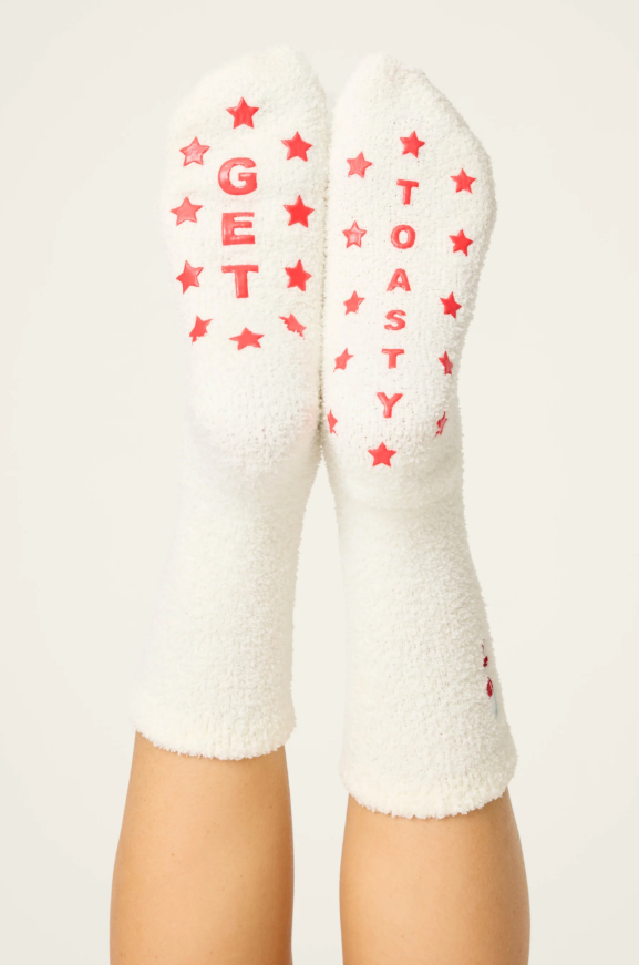 Ski Jammie Socks With Grippers
