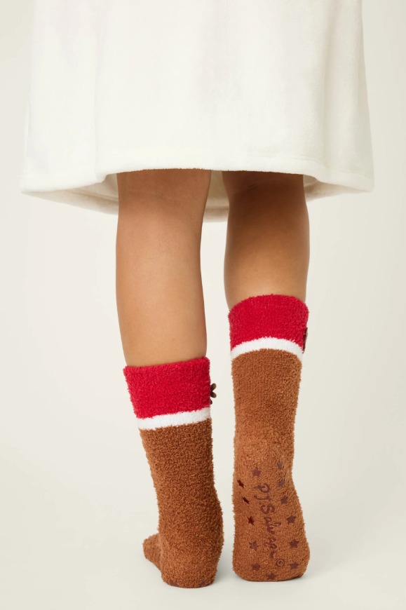 Ski Jammie Socks With Grippers