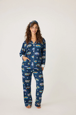 PJ Salvage Ski You Later Flannel PJ Set