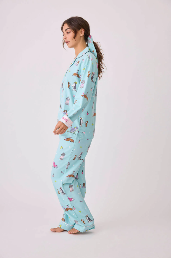 PJ Salvage Spaw Day Flannel PJ Set