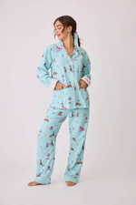 PJ Salvage Spaw Day Flannel PJ Set