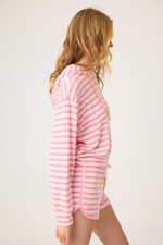 Tini Time Striped Hoodie