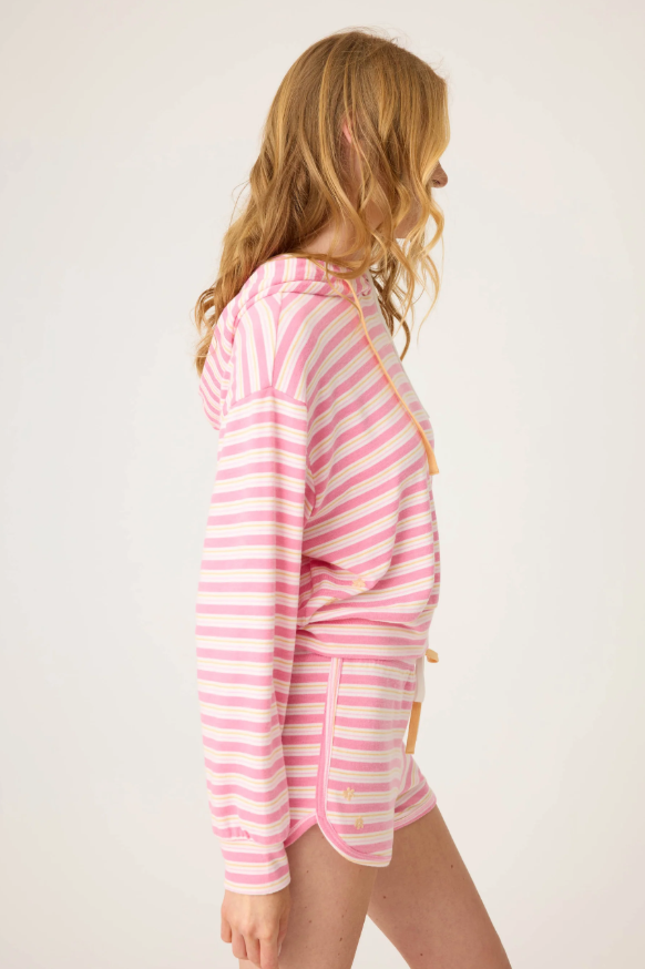 Tini Time Striped Hoodie