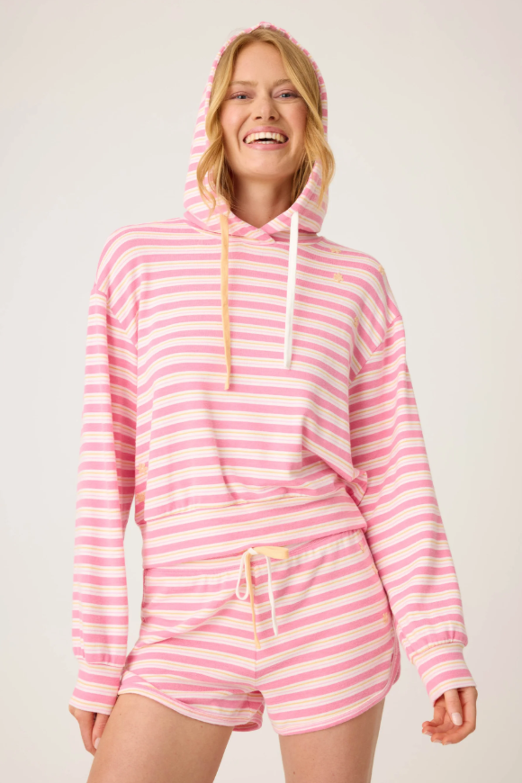 Tini Time Striped Hoodie