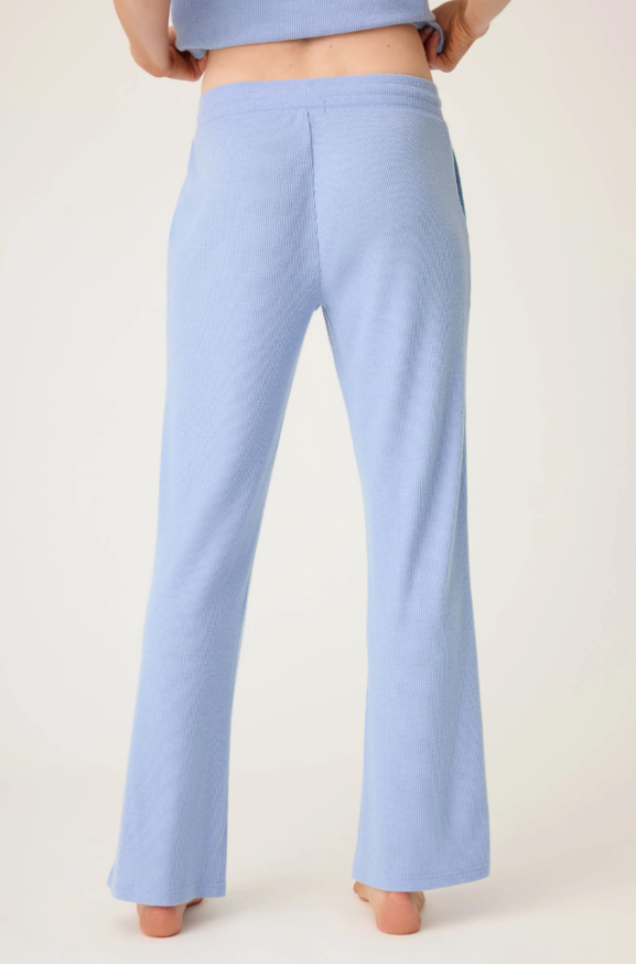 Vacay Vibes Baby Peachy Waffle Pants