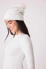 Chenile Cable Knit Beanie
