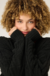 Chenille Cable Knit Long Sleeve Top