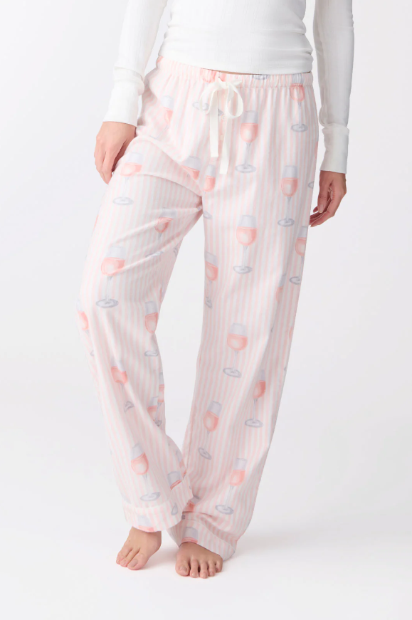 PJ Salvage Rose All Day Flannel Pant