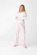 PJ Salvage Rose All Day Flannel Pant