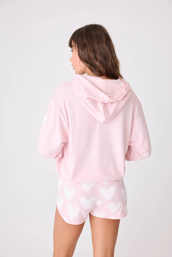 Back view of Sundae Best Hoodie in vintage French terry