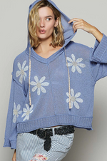 Pol Clothing Daisy Hoodie Sweater