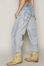 Patch Work Ankle Pant