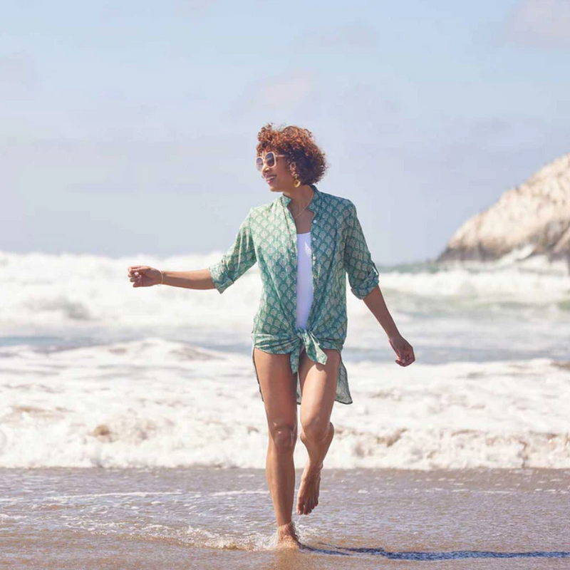 Button Down Beach Tunic