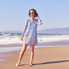 Pintuck Beach Cover-Up