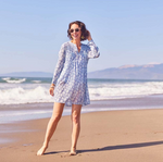 Pintuck Beach Cover-Up