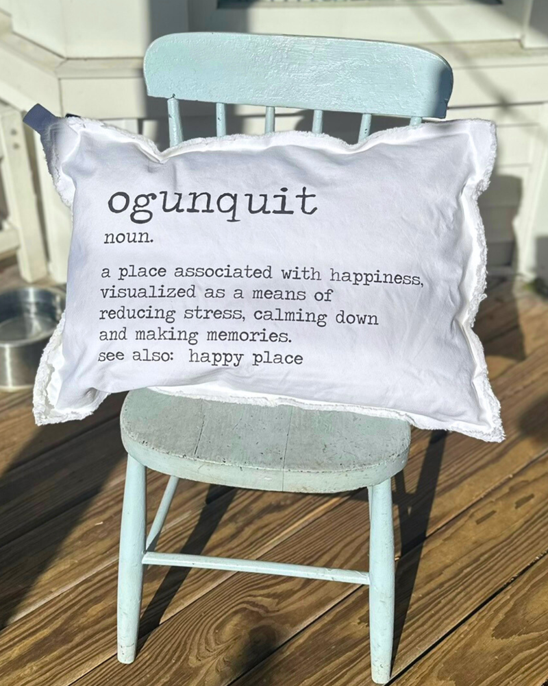 Ogunquit Noun. Lumbar Pillow 18"x25"