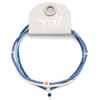 Scout Curated Wears Tonal Chromacolor Miyuki Bracelet Trio - Cobalt/Silver