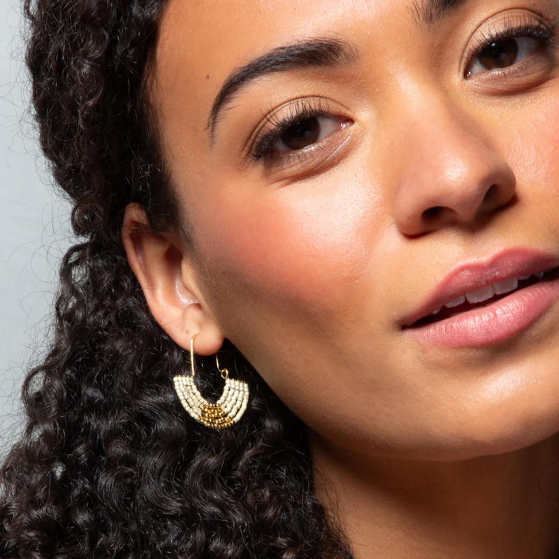 Scout Curated Wears Chromacolor Miyuki U-Hoop Earring 